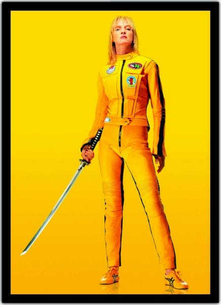 Quadro Kill Bill Quentin Tarantino Cinema Filmes Moldura G03 - 1