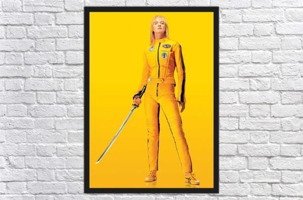 Quadro Kill Bill Quentin Tarantino Cinema Filmes Moldura G03 - 3