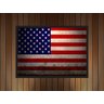 Quadro Decorativo Bandeira Dos Estados Unidos Com Moldura G1 - 3
