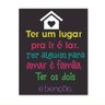 Quadrinho Decorativo Frases Família - 1