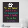Quadrinho Decorativo Frases Família - 2