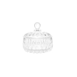 Potiche Decorativo de Cristal Louise 14cm X 14cm - Wolff - 1