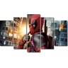 Quadro Decorativo Filme Deadpool Para Quartos/Salas 5 Peças - 1