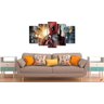 Quadro Decorativo Filme Deadpool Para Quartos/Salas 5 Peças - 2