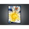 Quadro Dragon Ball Vegeta Anime Desenho com Moldura G015 - 3