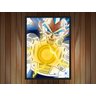 Quadro Dragon Ball Vegeta Anime Desenho com Moldura G015 - 2