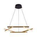 Ver imagem 4 de Lustre Pendente Nordecor Wida 2788 Preto / Ouro Champagne Led Bivolt Preto / Ouro Champagne 2788
