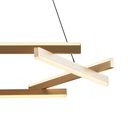 Ver imagem 2 de Lustre Pendente Nordecor Wida 2788 Preto / Ouro Champagne Led Bivolt Preto / Ouro Champagne 2788