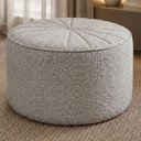 Ver imagem 2 de Puff Decorativo Eron 73x73 cm Pes Fixos Boucle Tce 1018 Moll