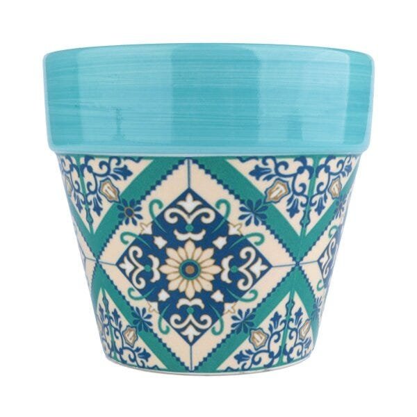 Cachepot Cerâmica Portuguese Tile Cone Urban - 1