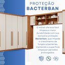 Ver imagem 6 de Guarda-Roupa Modulado 6 Peças 9 Portas 3 Gavetas Texas Marrom/Cinamomo/Off White Arenas