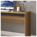 Ver imagem 3 de Mesa Computador Para Escritório 136 Cm Marrom Recta Caemmun