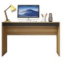 Ver imagem 1 de Mesa Computador Para Escritório 136 Cm Marrom Recta Caemmun