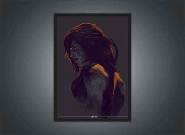 Quadro Decorativo Tomb Raider Lara Croft Games Jogos 02 - 2