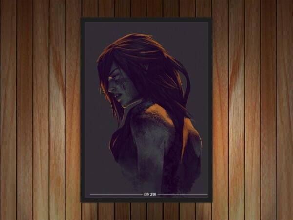 Quadro Decorativo Tomb Raider Lara Croft Games Jogos 02 - 3