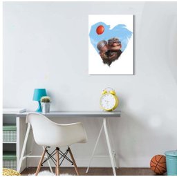 Quadro Decorativo Carl E Ellie Do Filme Up Altas Aventuras - 3