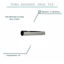 Ver imagem 2 de Tubo inox redondo 25,40mm 1" (tam: 1m) 304 excelente qualidade TUBO 1 POLEGADA TUBO INOX 1"