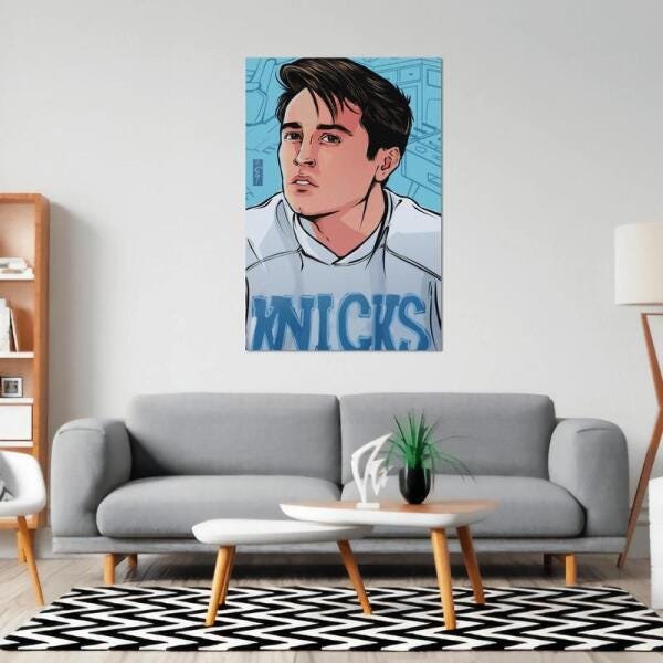 Quadro Friends Joey Personagens Decorativo 90X60 - 2