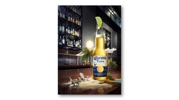 Quadro Decorativo Company Art Corona 30X40Cm Em Metal - 1