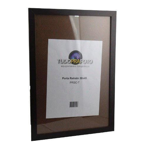 Quadro para Fotos de Madeira Escura Lisa 30x45 - Prsc-t - 3