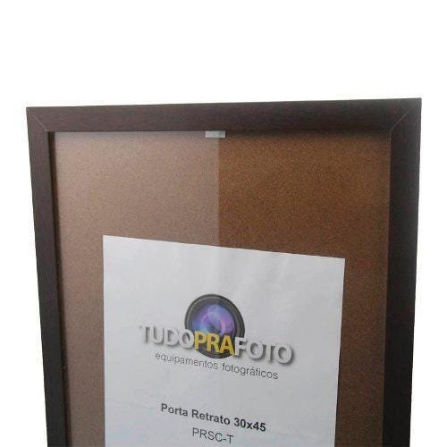 Quadro para Fotos de Madeira Escura Lisa 30x45 - Prsc-t - 4