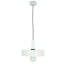 Ver imagem 2 de Luminária Pendente de Teto Nísia Retrô Branco