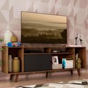 Ver imagem 1 de Rack para Tv até 65 Polegadas Madesa Cancun com Pés - Rustic/rustic/preto
