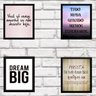 Quadros Decorativos Frase Motivacional 25X30Cm Com Vidro Sa1 - 5