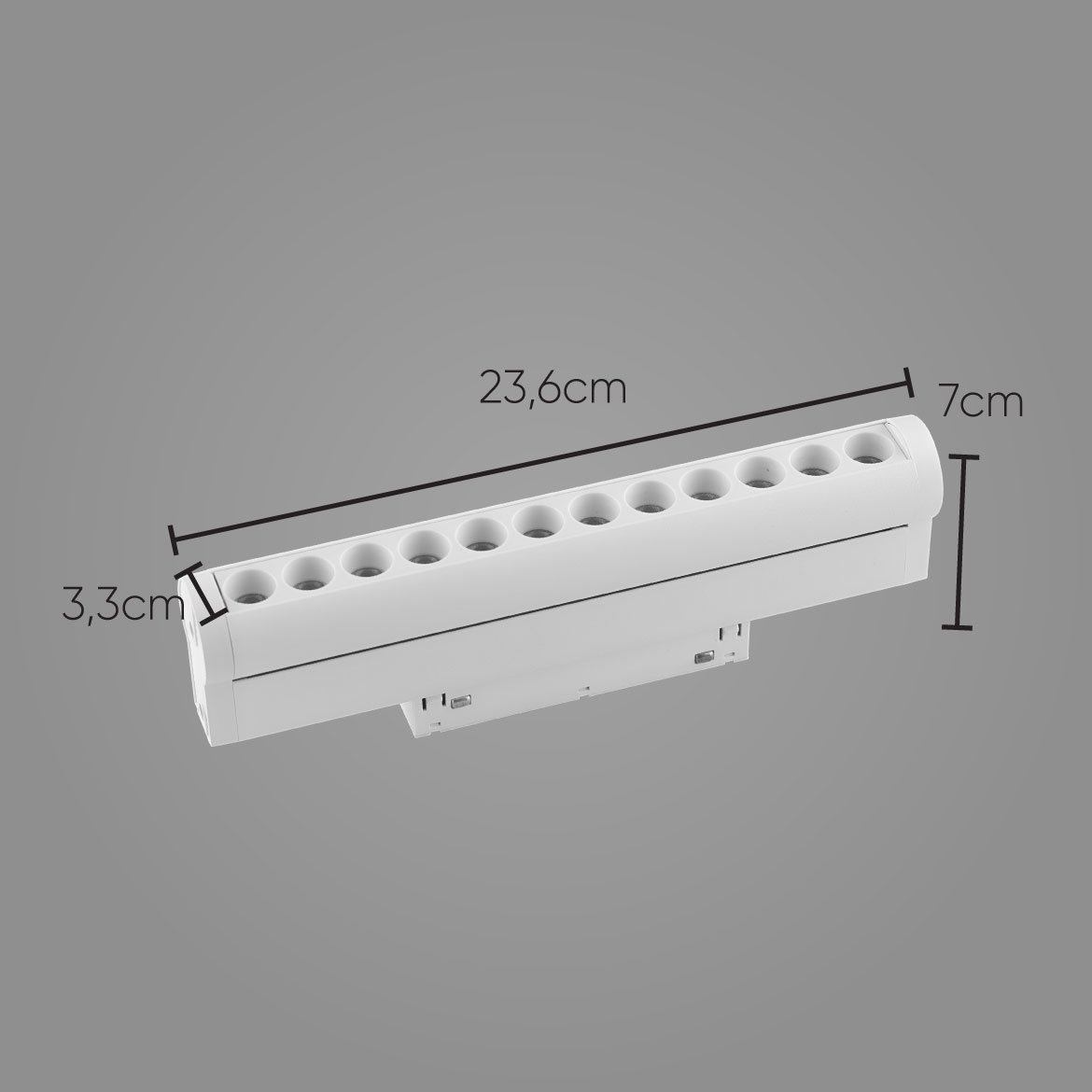 Luminária Projetor Pontual Magnético BR 12W C. Inf DS9975 Delis ST2813 - 8