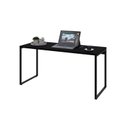 Ver imagem 3 de Mesa para Computador Diretor Estilo Industrial 1,50m Kuadra Preto Ônix