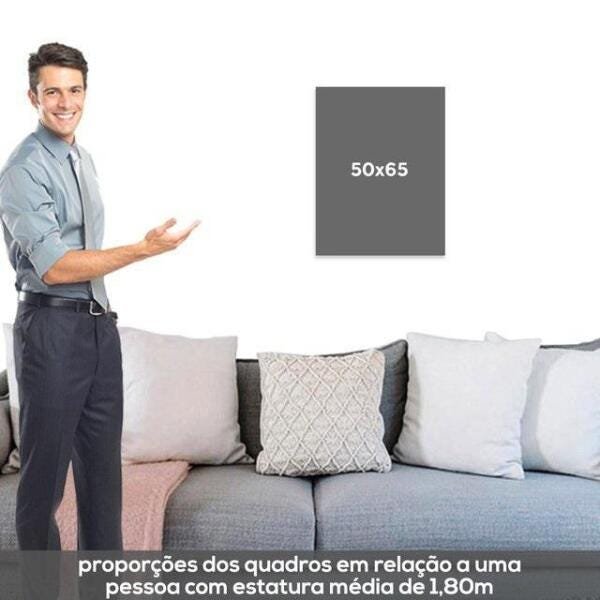 Quadro Decorativo Quarto Casal - Quero ser Seu Par 50x65 - 2