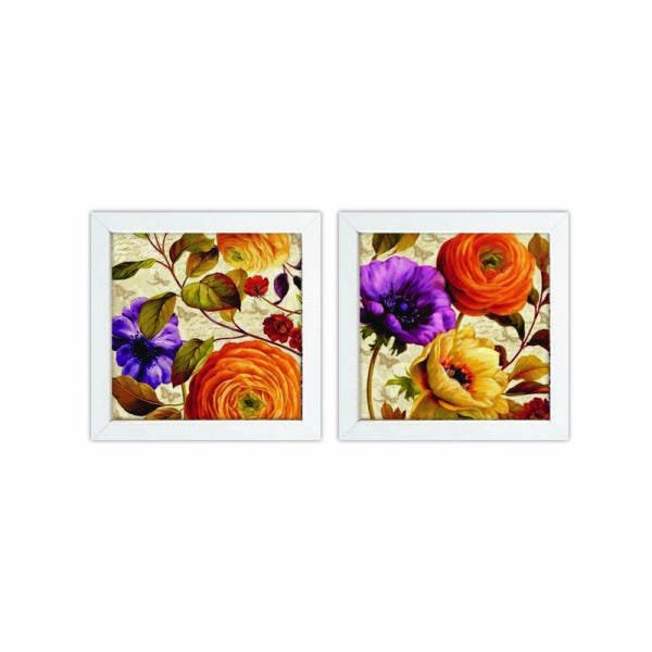 Kit 2 Quadros Decorativos Madame Capricho Sala/Quarto 23Cm - 1