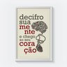 Quadro Consultório Psicologia Decorativo Moderno Com Moldura - 2