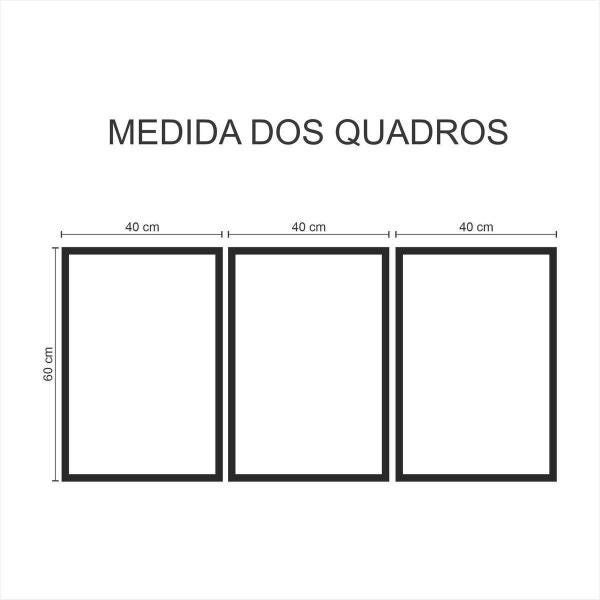 Quadro Decorativo Mosaico Amor Love Moldura Preta 60X120 Cm - 4