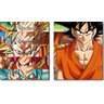 Quadro Decorativo Dragon Ball Z Goku Sayajin 2 Peças M13 - 1
