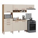 Ver imagem 2 de Cozinha com Balcão Fortaleza 4245r com 7 Portas 2 Gavetas Atualle