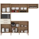 Ver imagem 3 de Cozinha com Balcão Fortaleza 4245r com 7 Portas 2 Gavetas Atualle