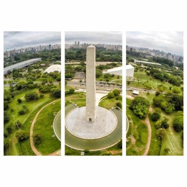 Quadro Obelisco Do Parque Do Ibirapuera Sao Paulo Decorativo 95X65 - 1