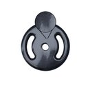 Ver imagem 2 de Anilha Emborrachada 10kg Academia Fitness Musculação Peso