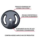 Ver imagem 3 de Anilha Emborrachada 10kg Academia Fitness Musculação Peso