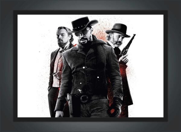Quadro Quentin Tarantino Django Livre Filmes Cinema - 2