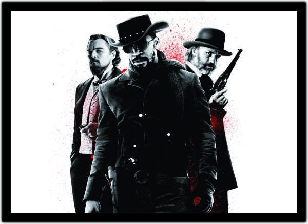Quadro Quentin Tarantino Django Livre Filmes Cinema - 1