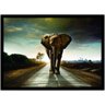 Quadro Decorativo Animais Elefante Salas Escritórios G05 - 1