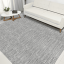 Ver imagem 1 de Tapete Sala Quarto Artesanal 3,00 X 2,00m Antiderrapante Cru Cinza Mesclado Moderno Rústico Grande