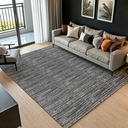 Ver imagem 2 de Tapete Sala Quarto Artesanal 3,00 X 2,00m Antiderrapante Cru Cinza Mesclado Moderno Rústico Grande