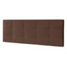 Cabeceira Painel Solteiro 0,90m Roma Suede Marrom Dal Poz Estofados - 2