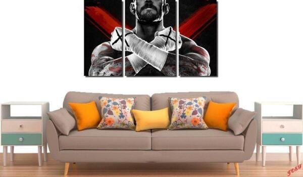 Quadro Decorativo Guerreiro Lutador Varias Peças - 2