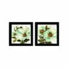 Kit 2 Quadros com Imagens de Flores Madame Capricho, 30cm - 1