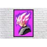 Quadro Dragon Ball Goku Anime Desenho com Moldura G05 - 2