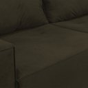 Ver imagem 5 de Sofá 2 Lugares Onix 1,80M para Sala Confortavel Sued Herrero:Marrom Escuro